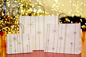 papírové tašky vánoční